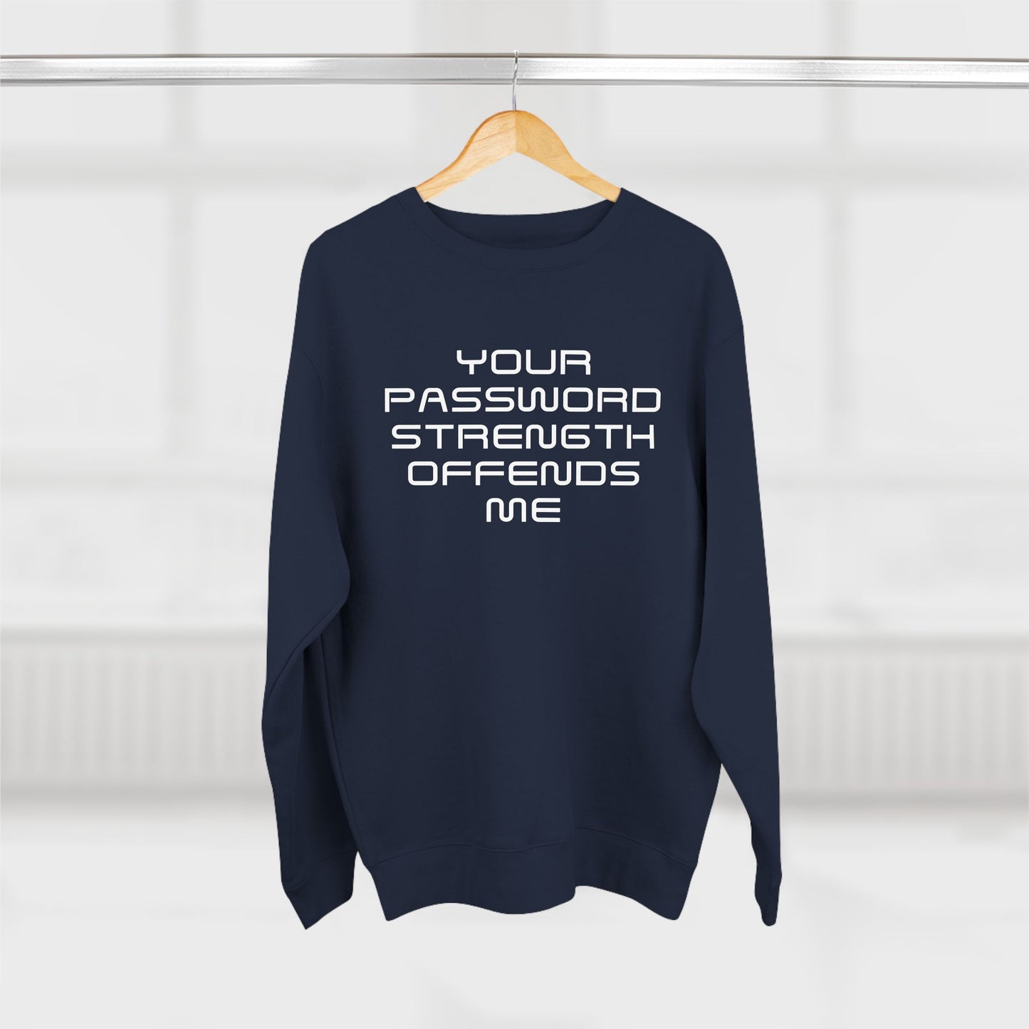 Fleece Sweatshirt, Password Strength