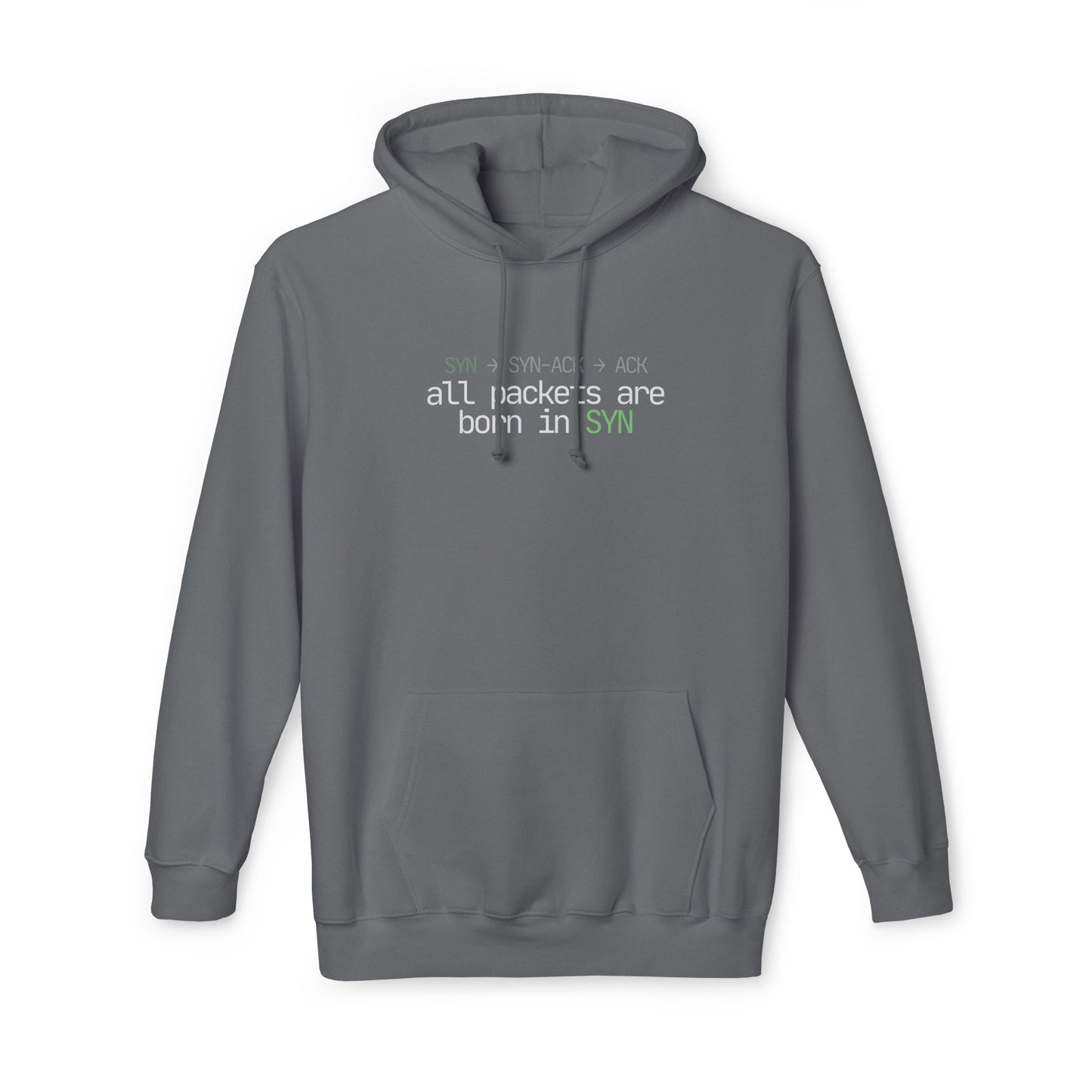 all packets born in SYN Hoodie