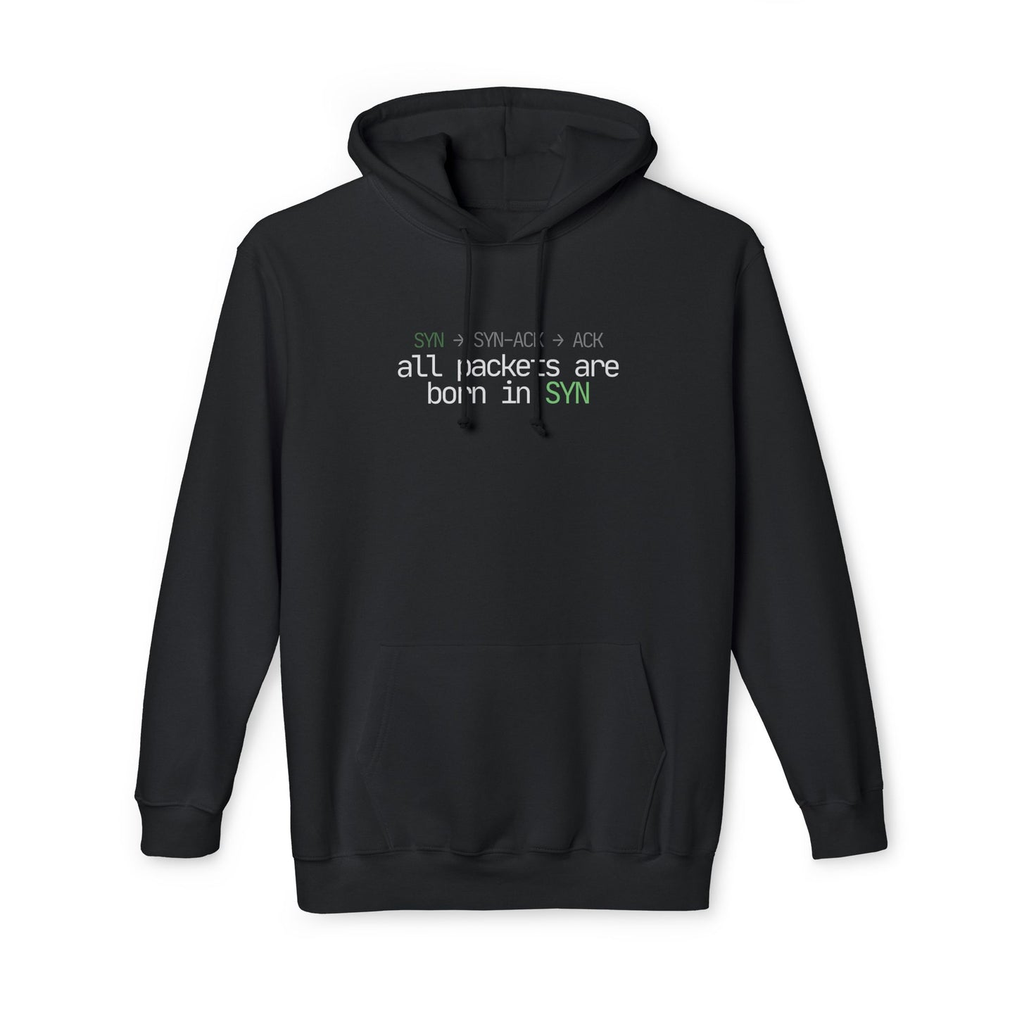 all packets born in SYN Hoodie