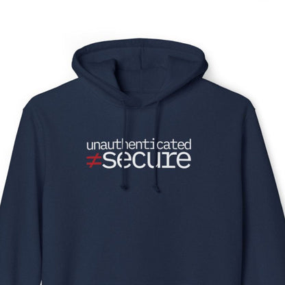 unauthenticated ≠ secure Hoodie